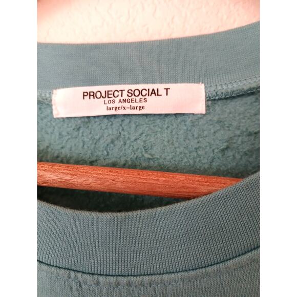 Project Ski Aspen teal oversized sweatshirt - Picture 4 of 5